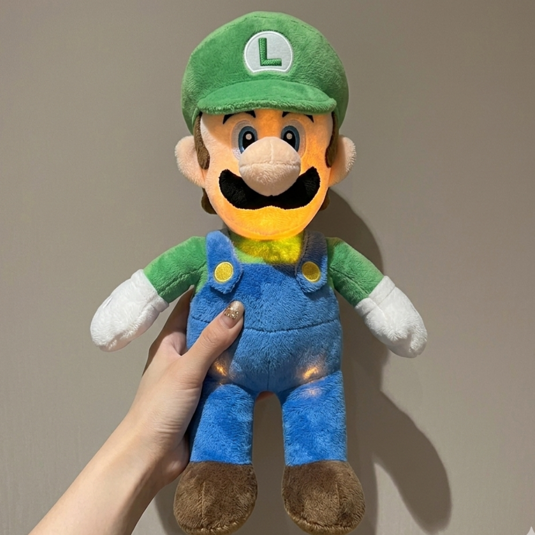Peluches que Respiran Mario y Luigi Bros